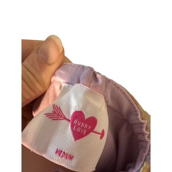 Buddy Love Pink and Blue Ruffled One Shoulder Mini Dress Party size M EUC - Picture 5 of 6